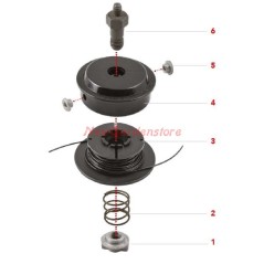 Tête de rechange numéro 6 pivot 12 x 1,25 gauche M 270431