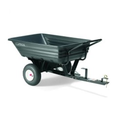 Remorque en plastique pour tracteur de pelouse ORIGINAL STIGA capacité 180 litres | Newgardenstore.eu