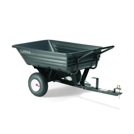 Plastic trailer for lawn tractor ORIGINAL STIGA 180 litre capacity | Newgardenstore.eu