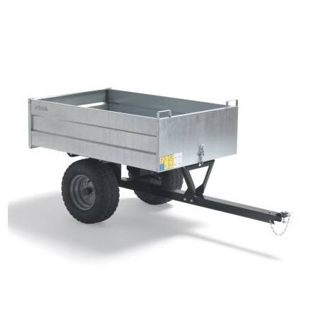 Pro Cart trailer for lawn tractor ORIGINAL CASTELGARDEN TC102 cut 122 cm | Newgardenstore.eu