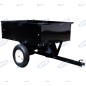 AMA 2-wheel trailer size 103X82,6X29 load capacity 230Kg tipping body