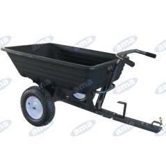 AMA plastic 2-wheel trailer CAPACITY: 300KG / CAPACITY: 660 LB | Newgardenstore.eu