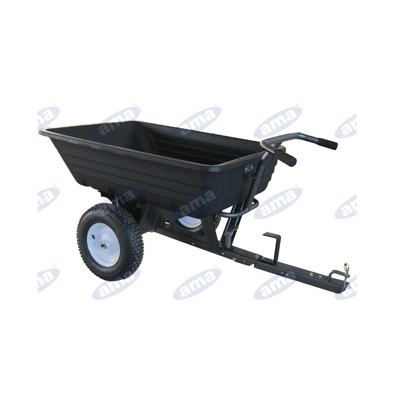 AMA plastic 2-wheel trailer CAPACITY: 300KG / CAPACITY: 660 LB