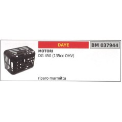 Riparo Marmitta DAYE tagliaerba tosaerba rasaerba DG 450 135cc OHV 037944 | Newgardenstore.eu