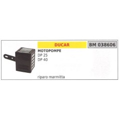 Riparo Marmitta DUCAR motopompa DP 25 40 038606 | Newgardenstore.eu