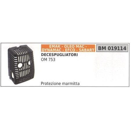 Riparo Marmitta EMAK decespugliatore OM 753 019114 | Newgardenstore.eu