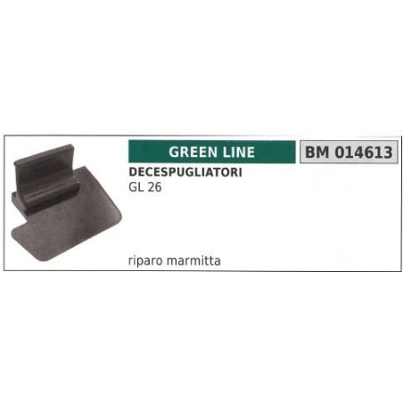 Protection de silencieux GREEN LINE débroussailleuse GREEN LINE GL 26 014613 | Newgardenstore.eu