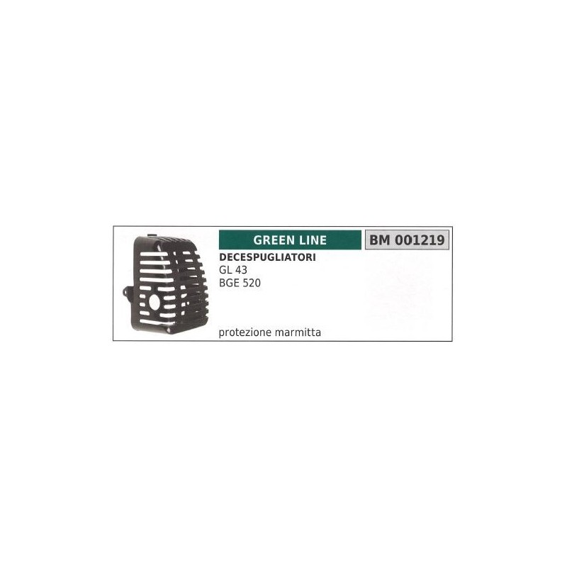 Protector de silenciador GREEN LINE Desbrozadora GREEN LINE GL 43 BGE 520 001219