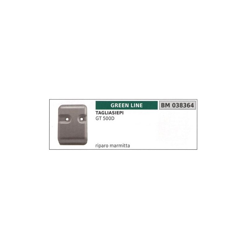 GREEN LINE protector silenciador GREEN LINE silenciador soplador GT 500D 038364