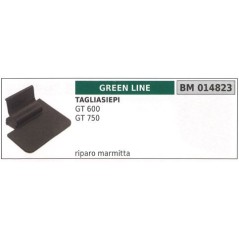 GREEN LINE muffler cover GREEN LINE muffler GT 600 750 750 014823 | Newgardenstore.eu