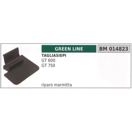 GREEN LINE muffler cover GREEN LINE muffler GT 600 750 750 014823 | Newgardenstore.eu