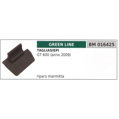 GREEN LINE muffler cover GREEN LINE muffler cutter GT 600 year 2009 016425 | Newgardenstore.eu