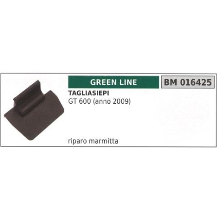 Riparo Marmitta GREEN LINE tagliasiepe GT 600 anno 2009 016425 | Newgardenstore.eu