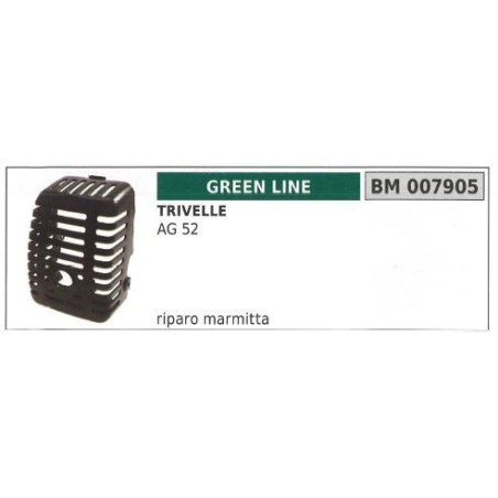 GREEN LINE silenciador silenciador barrena AG 52 007905 | Newgardenstore.eu