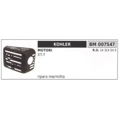 KOHLER muffler muffler lawn mower mower XT-7 007547 | Newgardenstore.eu