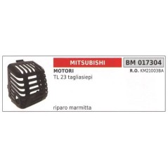 MITSUBISHI Schalldämpferschutz MITSUBISHI Schalldämpfer Größe TL 23 017304