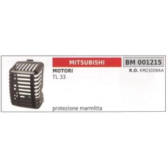 MITSUBISHI Schalldämpfer Auspufftopf Größe TL 33 001215 | Newgardenstore.eu