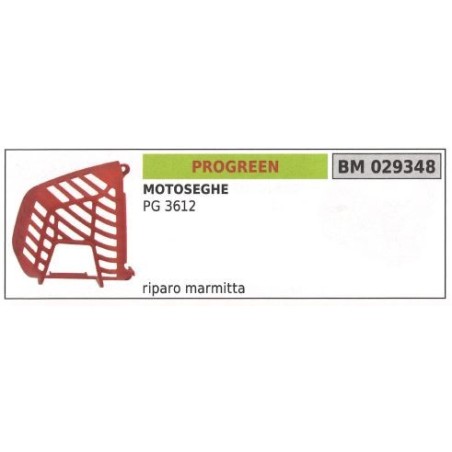 Riparo Marmitta PROGREEN motosega PG 3612 029348 | Newgardenstore.eu