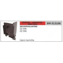 Protector de silenciador ZENOAH Desbrozadora GZ 45N 50N 015106