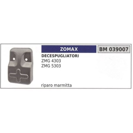 Riparo Marmitta ZOMAX decespugliatore ZMG 4303 5303 039007 | Newgardenstore.eu