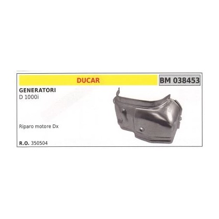 Riparo motore Dx DUCAR per generatore D 1000i | Newgardenstore.eu