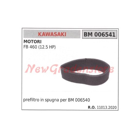 Prefiltro de aire de esponja motor KAWASAKI FB 460 (12,5 CV) 006541 | Newgardenstore.eu