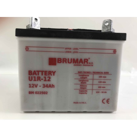 Batteria ad acido C60N30L-A per vari marchi 12v 34ah 022502 | Newgardenstore.eu