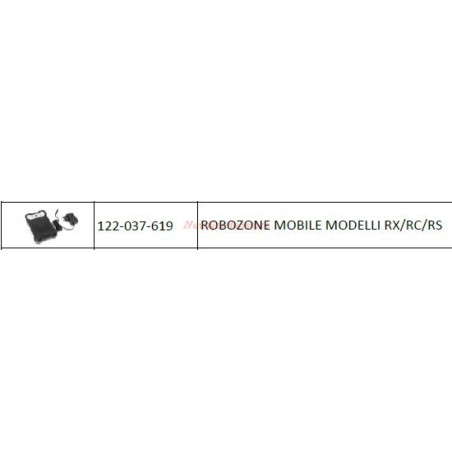Robozone mobile robot mower models ROBOMOW RX/RC/RS 122-037-619 | Newgardenstore.eu