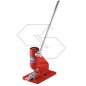 Bench chain breaker for removing rivets from all types of chainsaw chain