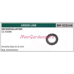 Rondelle d'écrou d'engrenage conique Débroussailleuse GREENLINE CG 430BN 023146 | Newgardenstore.eu