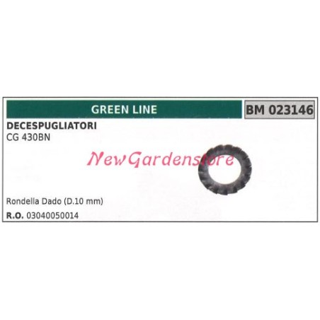 Rondella dado coppia conica GREENLINE decespugliatore CG 430BN 023146 | Newgardenstore.eu