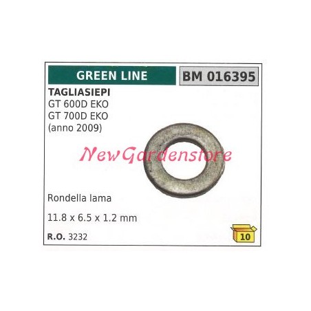 Rondella lama GREENLINE tagliasiepe GT 600D EKO 700D EKO 016395 | Newgardenstore.eu