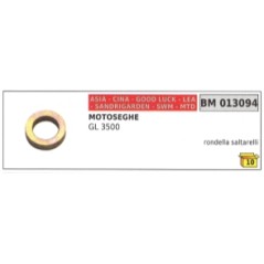 Rondelle pour cavalier de démarrage ASIA tronçonneuse GL 3500 code 013094