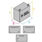 AGM-Batterie 12 Ah /12 V Linker Pluspol für Rasentraktor