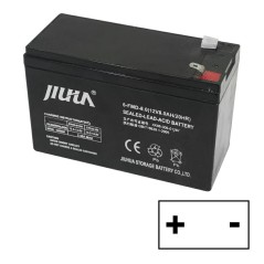 AGM battery 7.2 Ah /12 V Left positive pole for lawn tractor