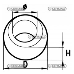 Rotors de remplacement sans cônes de guidage inférieurs Ø 28,4 mm hauteur 45 mm 50202 | Newgardenstore.eu