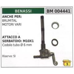 Fuel tap BENASSI motor cultivator rotary tiller 004441 | Newgardenstore.eu