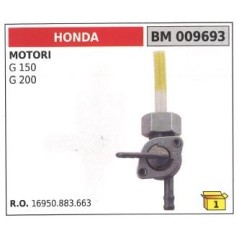 Rubinetto carburante HONDA motozappa G 150 200 009693 | Newgardenstore.eu