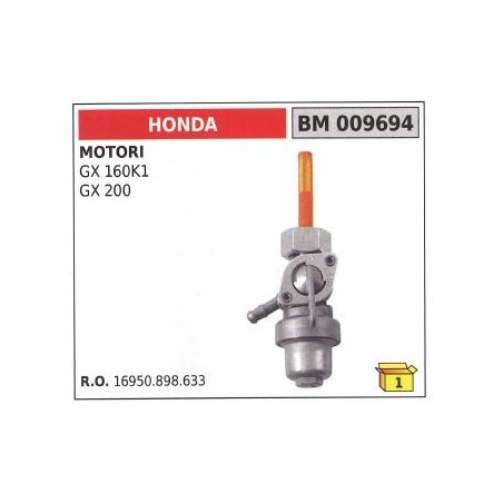 Robinet de carburant HONDA pour tondeuse à gazon GX 160K1 200 009694 | Newgardenstore.eu