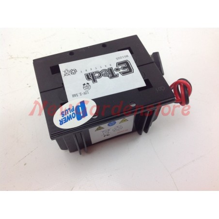 Batería GEL 12V-2.5A Motor cortacésped BRIGGS & STRATTON tecumseh BS1225