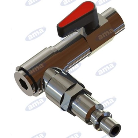 Direct lever tap for telescopic or fixed rod - 91194 | Newgardenstore.eu