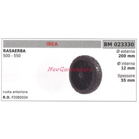 IBEA Vorderrad-Rasenmäher Mähwerk 500 550 023330 | Newgardenstore.eu