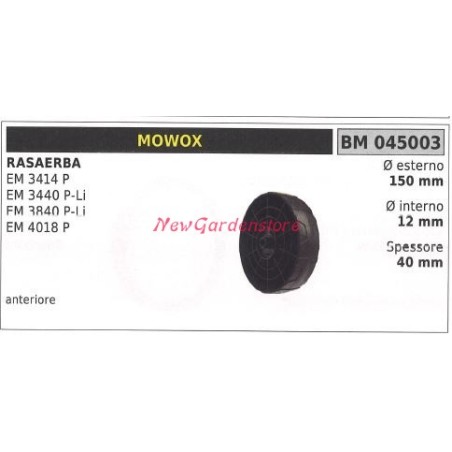 MOWOX rueda delantera cortacésped PM 3414P 3440P-Li 045003 | Newgardenstore.eu