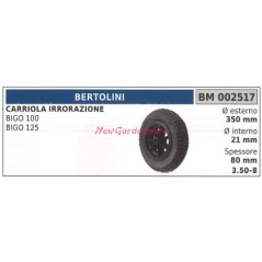 BERTOLINI rueda carretilla pulverizadora BIGO 100 125 002517 | Newgardenstore.eu