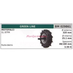 Right wheel GREEN LINE motofalci GL 87MF 026861 | Newgardenstore.eu