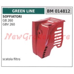 Boîtier de filtre à air GREEN LINE souffleur GB 260 GBV 260 014812 | Newgardenstore.eu