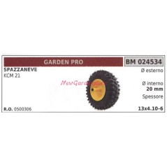 GARDEN PRO snow plough wheel KCM 21 024534