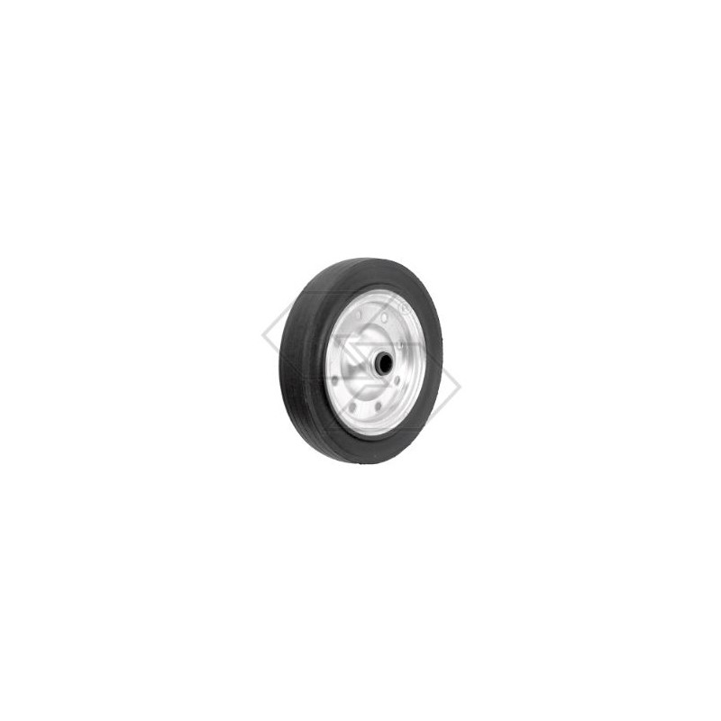 Solid rubber wheel with metal disc agricultural machine Ø  20mm hole width 58mm