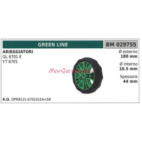 GREEN LINE scarifier wheel GL 6701 E YT 6701 029755 | Newgardenstore.eu