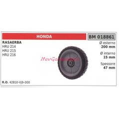 Rueda cortacésped HONDA HRU 214 215 216 018861 | Newgardenstore.eu